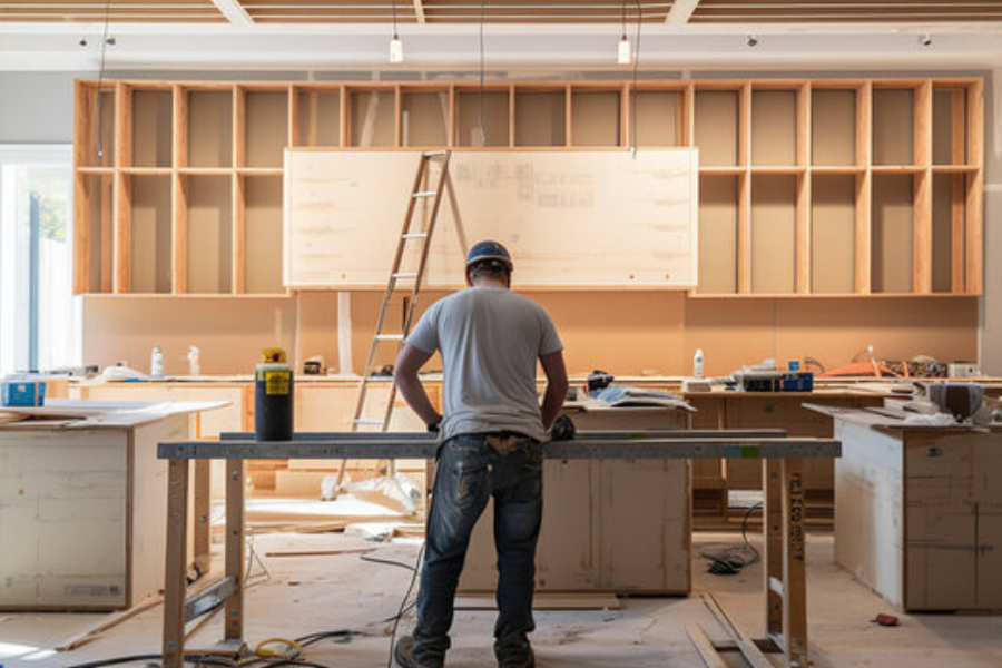 kitchen remodel permit in North Royalton, Ohio